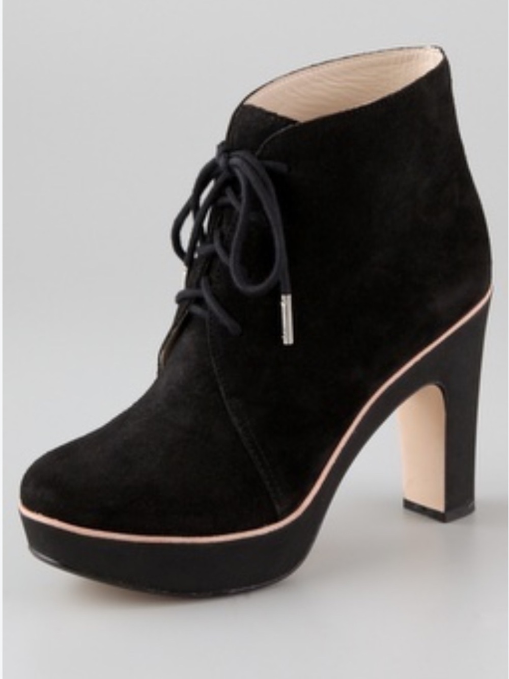 Michael Kors Divina suede platform Boots size 9